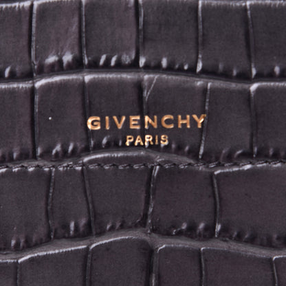 Givenchy Calfskin Crocodile Embossed Medium Eden Storm Grey 6 of 6