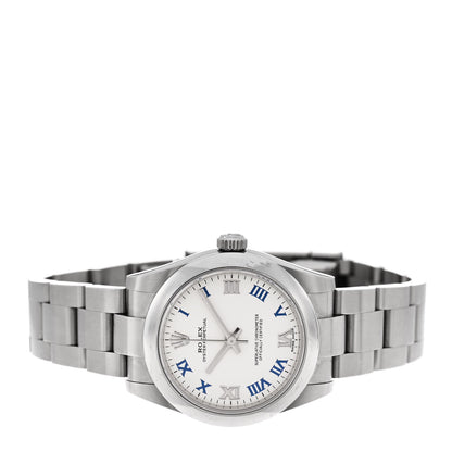 Rolex Stainless Steel 31mm Oyster Perpetual Watch White Roman 177200 2 of 5
