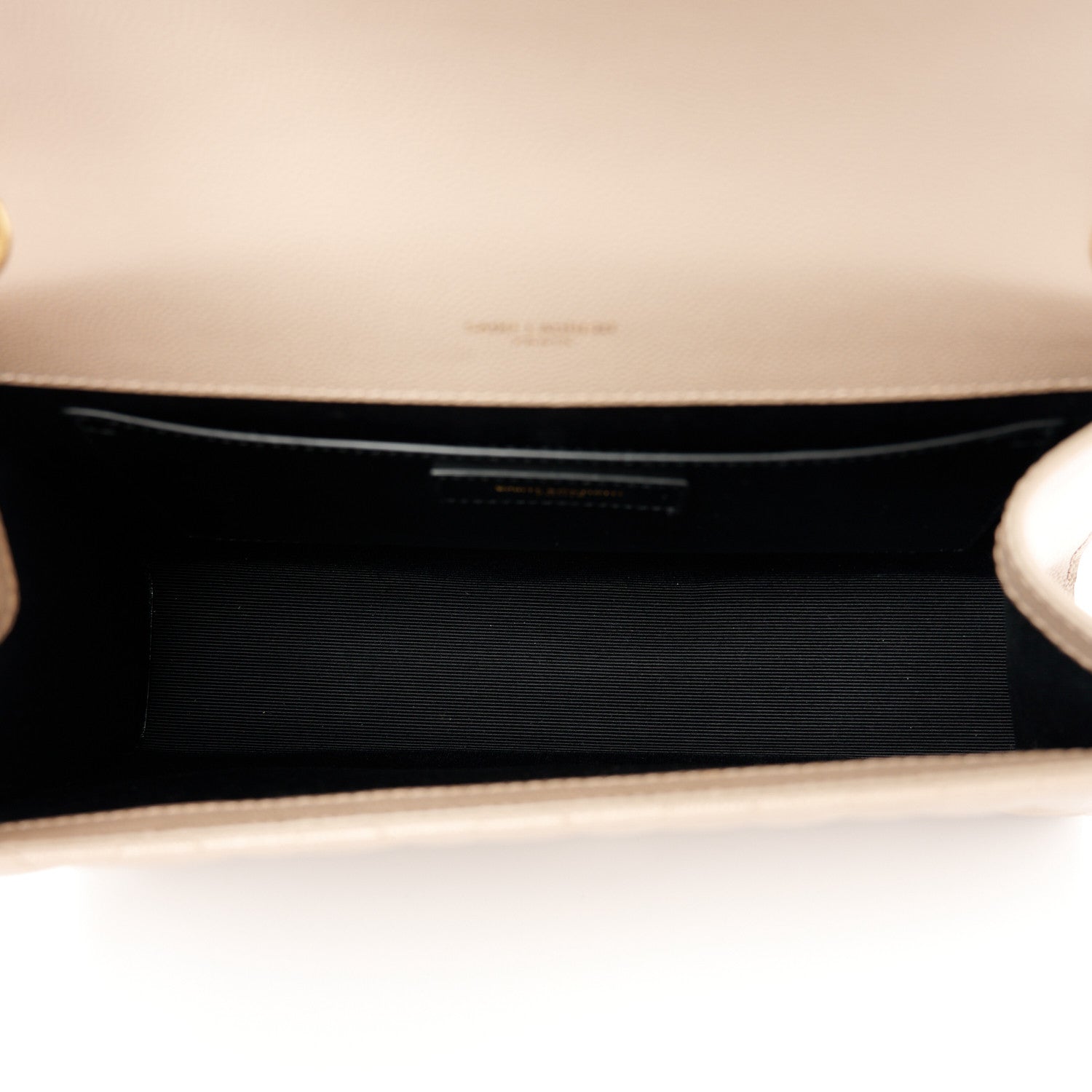 Saint Laurent Grain De Poudre Textured Mixed Matelasse Medium Triquilt Monogram Satchel Dark Beige 5 of 11