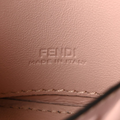 Fendi Nappa Matisse FF Embossed Nano Maxi Buckle Baguette Charm Rosa Quarzo 6 of 10