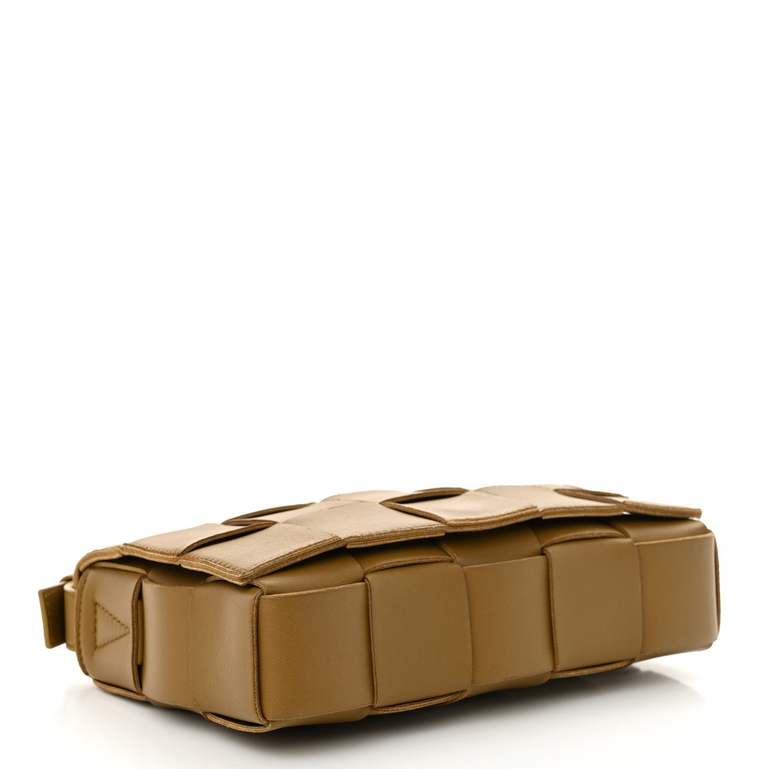 Bottega Veneta Lambskin Maxi Intrecciato Cassette Crossbody Bag Acorn 4 of 11