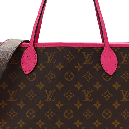 Louis Vuitton Monogram Inside Out Neverfull Bandouliere MM Rose Pondichery 7 of 9