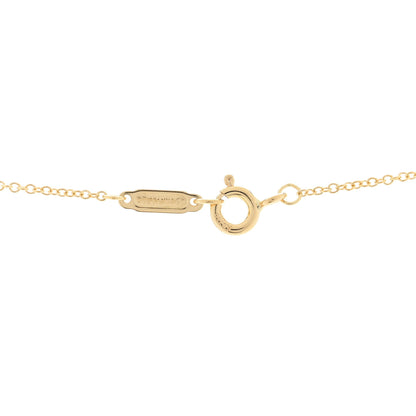 Tiffany 18K Yellow Gold Diamond Atlas Pierced Key Pendant Necklace 4 of 5