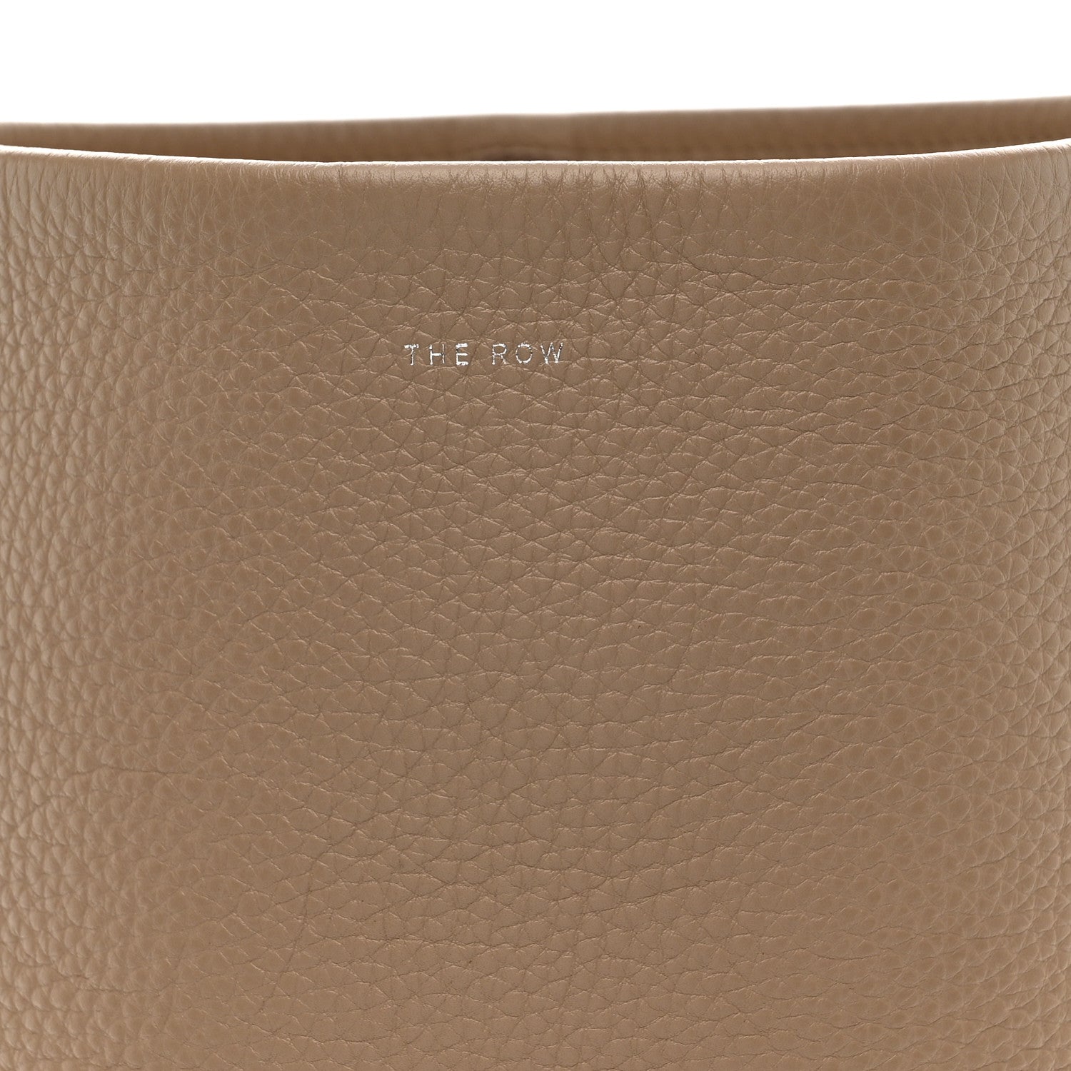 The Row Grained Calfskin Medium N/S Park Tote Dark Taupe 7 of 9
