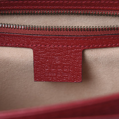 Gucci GG Supreme Monogram Small Queen Margaret Top Handle Bag Red 5 of 10