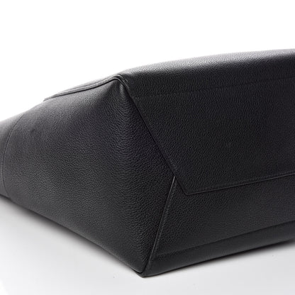 Celine Soft Grained Calfskin Sangle Bucket Bag Black 7 of 8
