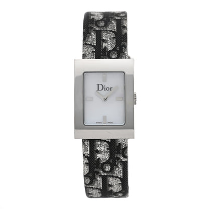 Christian Dior Stainless Steel Canvas 20mm Malice Quartz Watch White 1 of 5