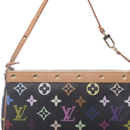 Louis Vuitton Monogram Multicolor Pochette Accessories Black 11 of 11