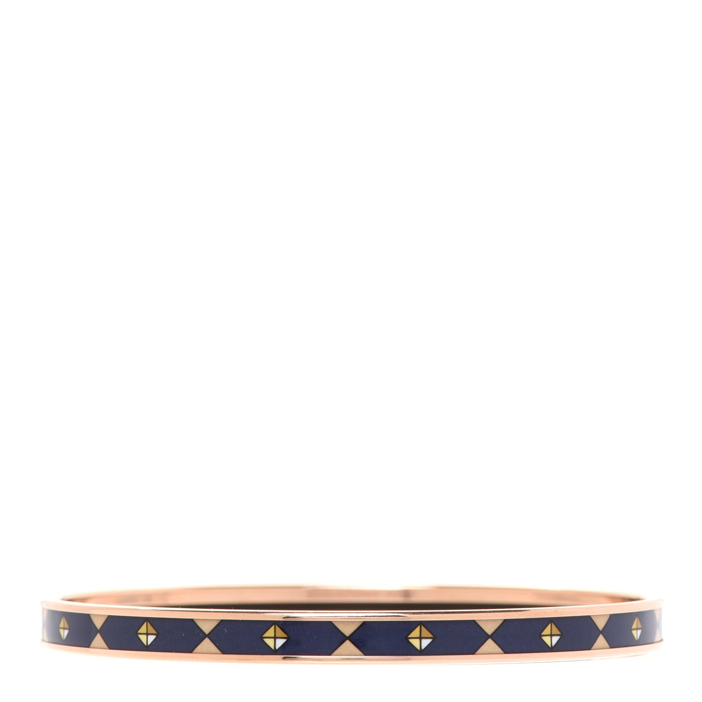 Enamel Colliers De Chiens Printed Extra Narrow Bracelet