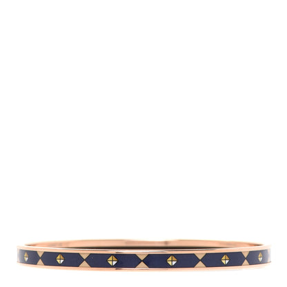 Hermes Enamel Colliers De Chiens Printed Extra Narrow Bracelet 1 of 6