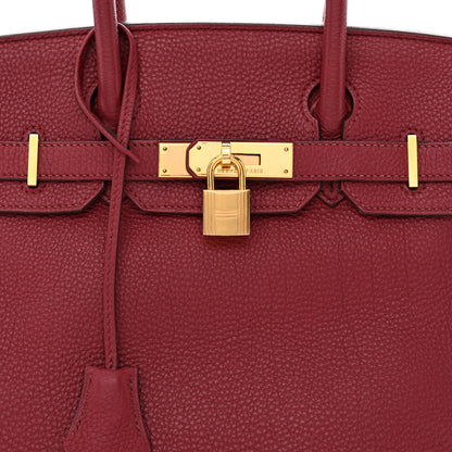Hermes Togo Birkin 30 Rubis 8 of 13