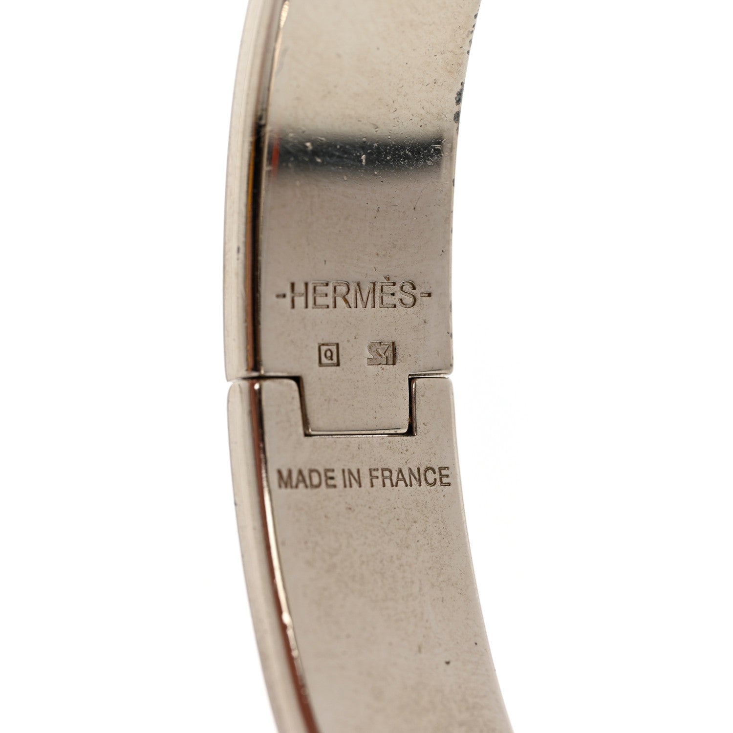 Hermes Enamel Narrow Clic Clac H Bracelet PM Iris 4 of 4