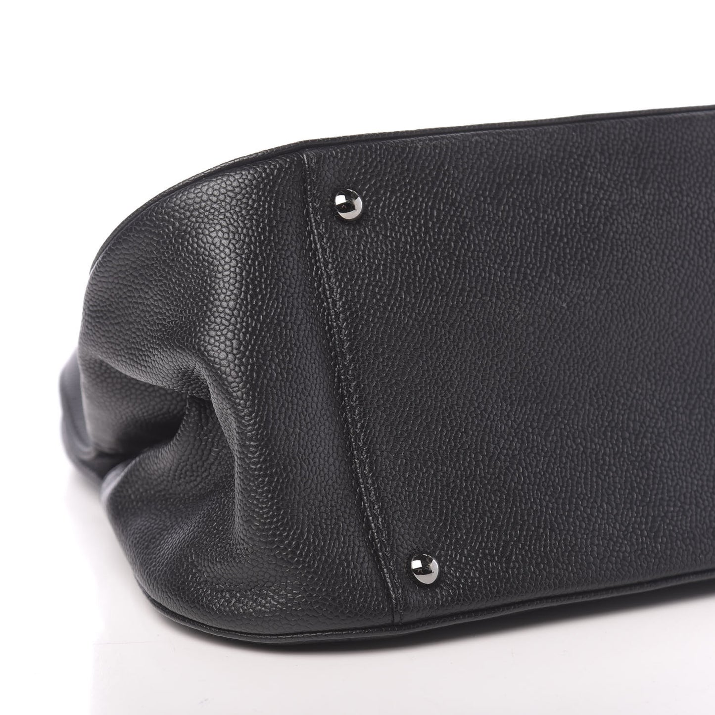 Caviar Quilted Small Mademoiselle Flap Bag Black