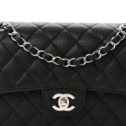Chanel Caviar Quilted Small Double Flap Black 8 of 11