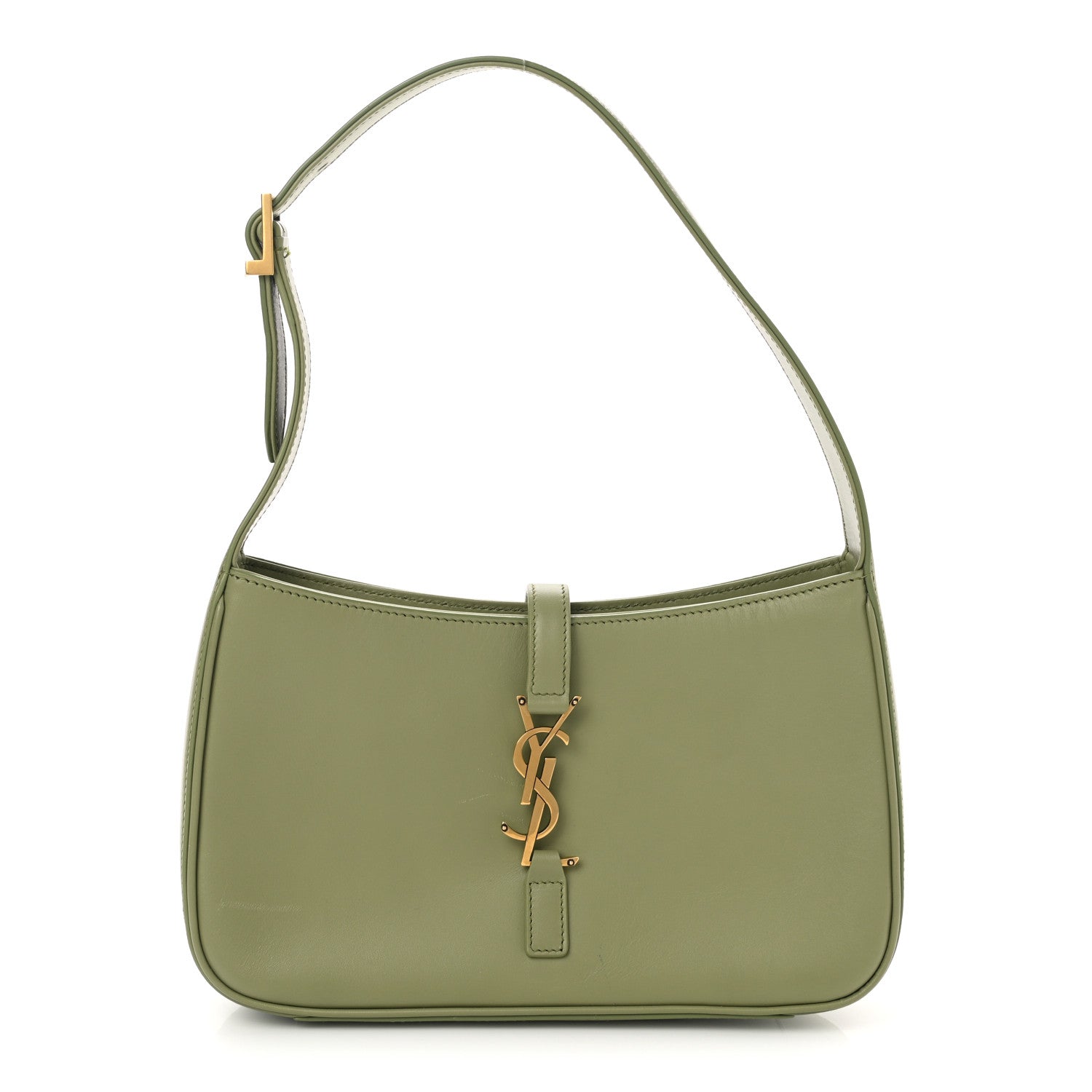 Saint Laurent Smooth Calfskin Le 5 A 7 Hobo Pistache 1 of 11