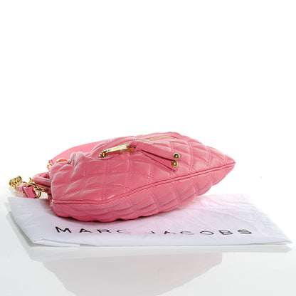 Marc Jacobs Leather Quilted Little Stam Bubble Pink 4 of 9