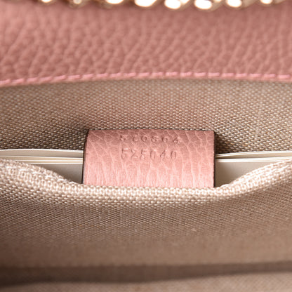 Gucci Dollar Calfskin Small Interlocking G Shoulder Bag Soft Pink 7 of 11