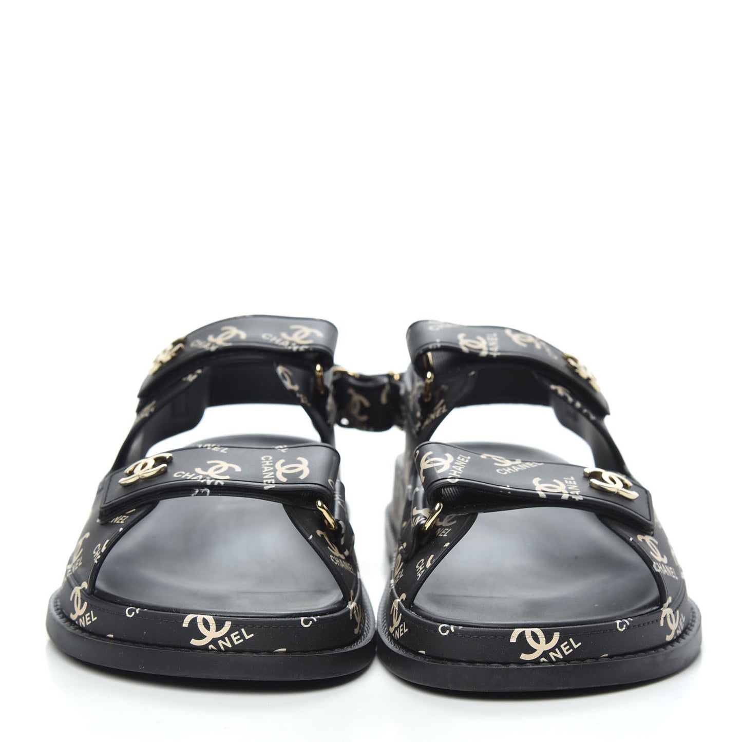 Rubber CC Dad Sandals 39 Black