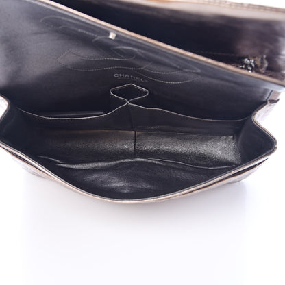 Chanel Metallic Aged Calfskin Quilted 2.55 Reissue 226 Argent Fonce 5 of 11
