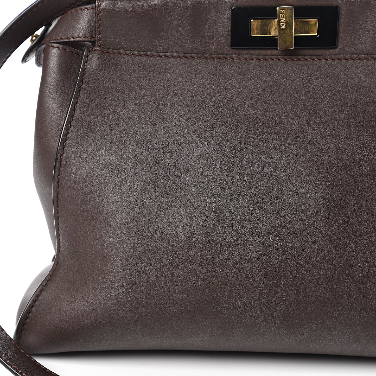 Vitello Seta Shiny Nappa Medium Peekaboo Iconic Satchel Moresco Rosa Doll