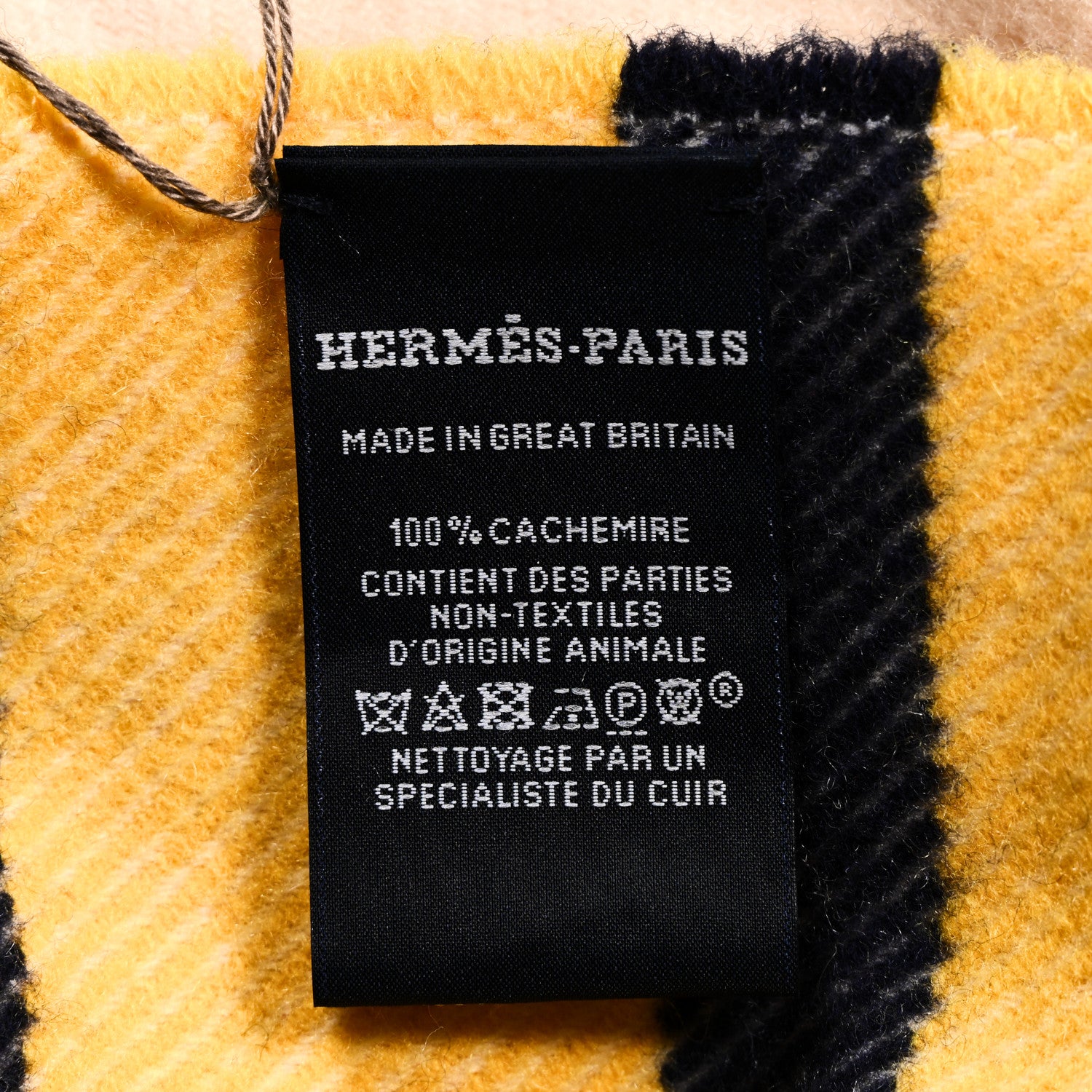 Hermes Cashmere Fringe Scarf 3 of 3