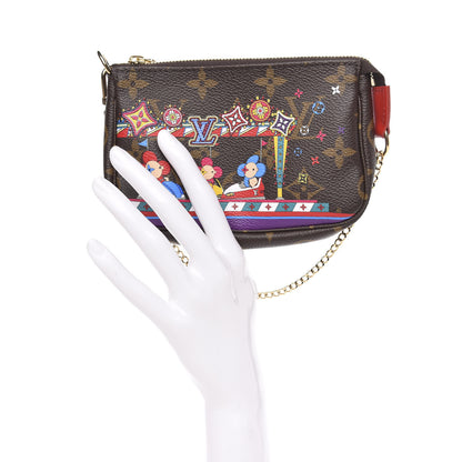 Louis Vuitton Monogram 2020 Christmas Animation Bumper Cars Mini Pochette Accessories Coquelicot 2 of 8