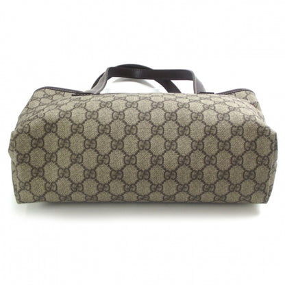 Gucci GG Supreme Monogram Small Joy Tote Dark Brown 4 of 11