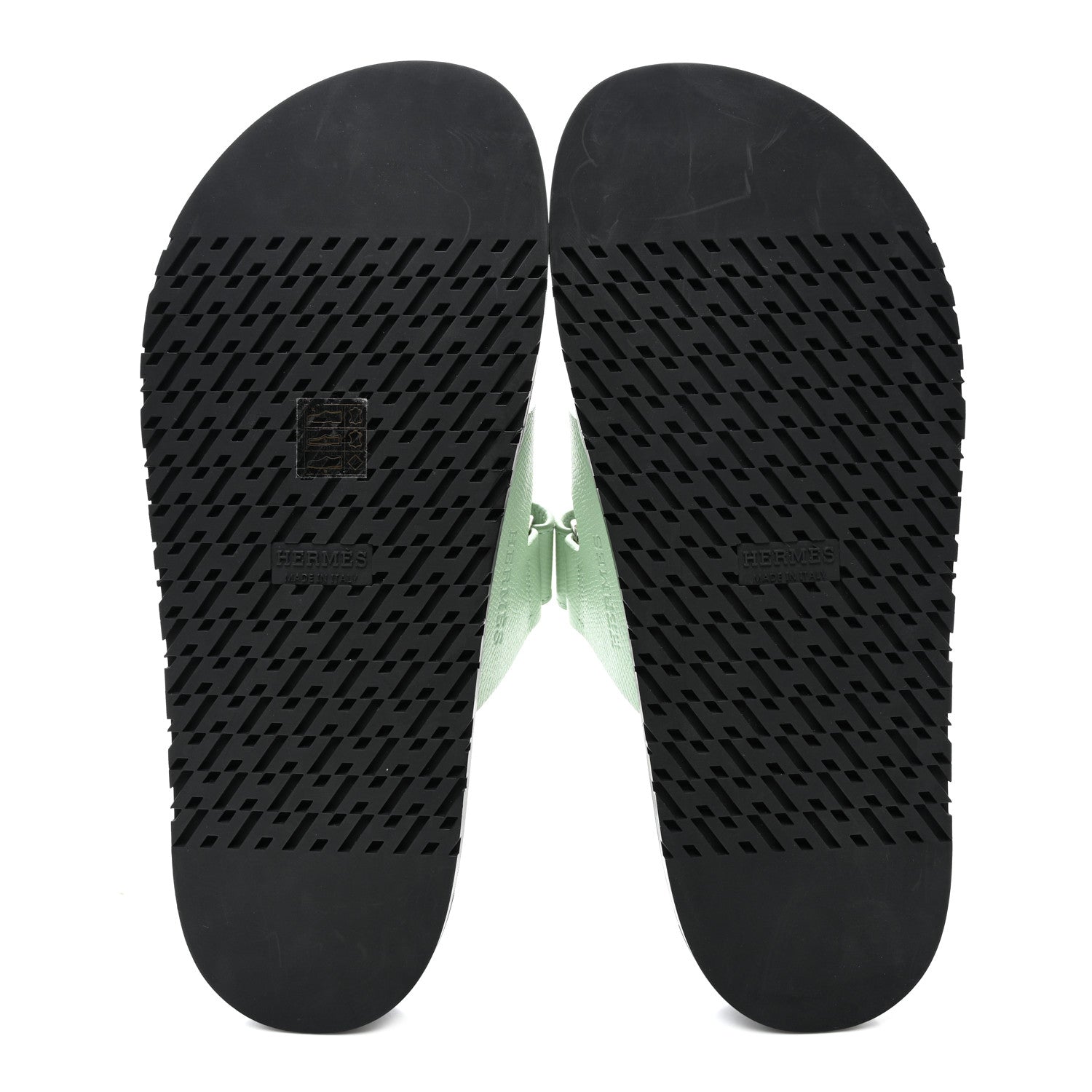 Hermes Epsom Womens Chypre Sandals 39 Vert Jade 5 of 8