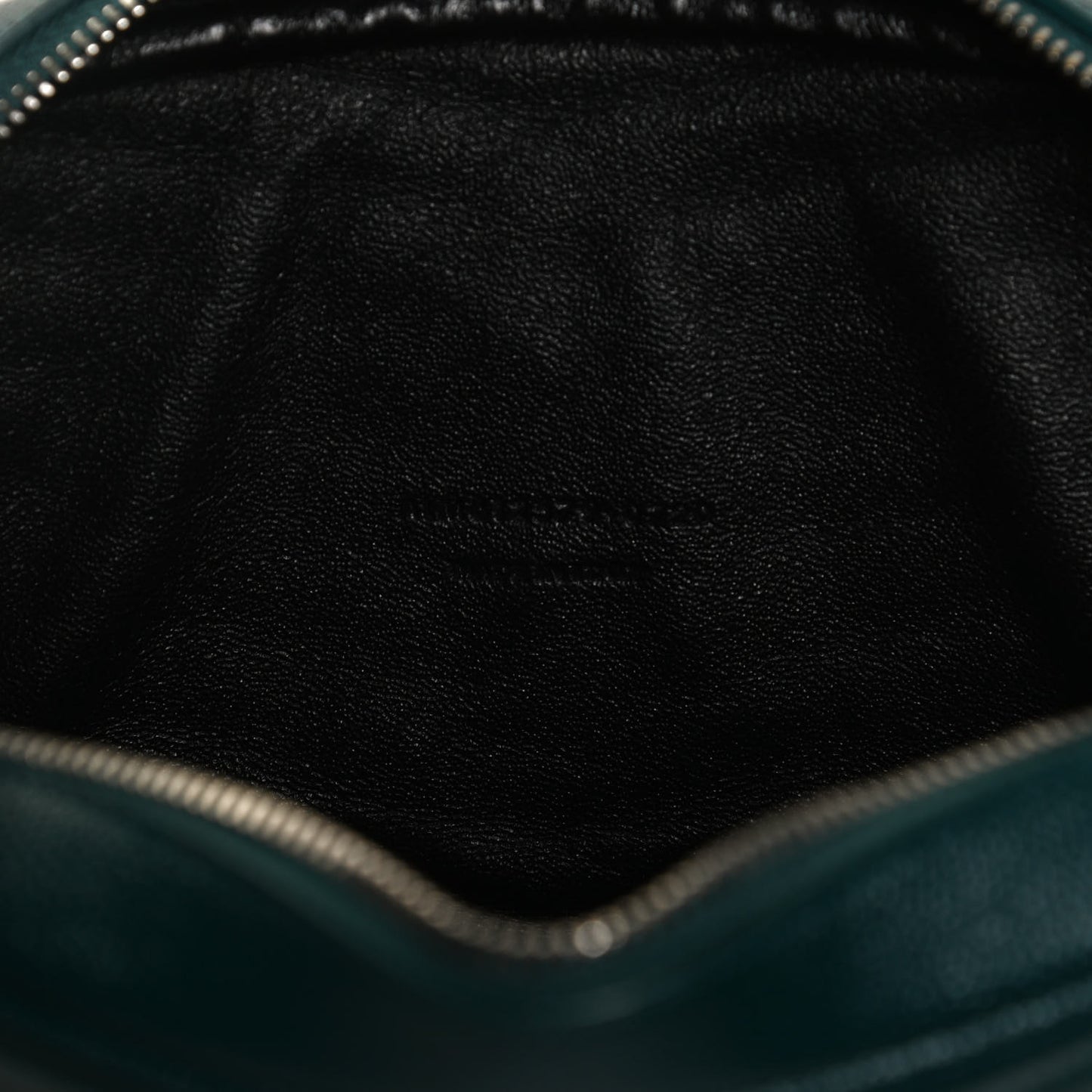 Grain De Poudre Matelasse Monogram Mini Lou Camera Bag Petrol Green