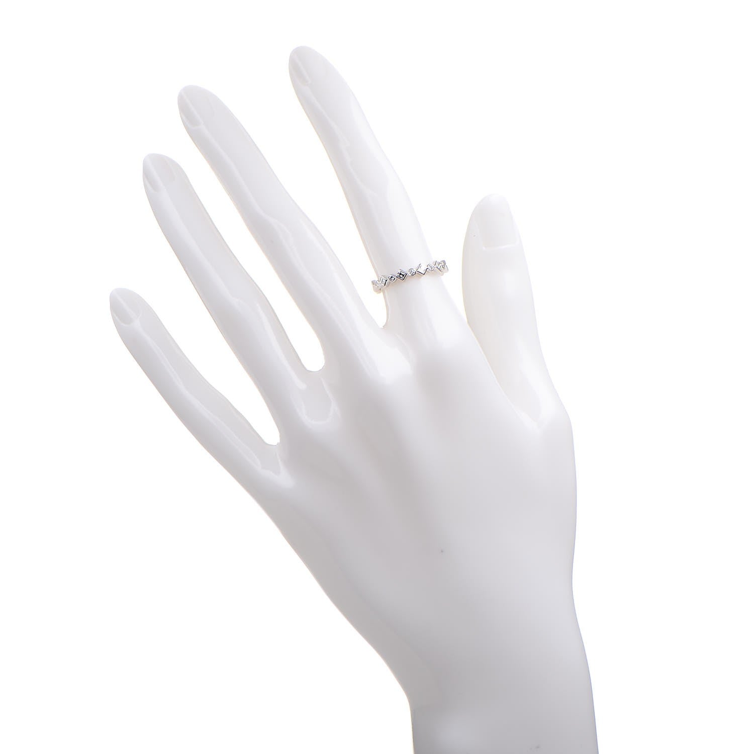 Tiffany Platinum Diamond Jazz Band Ring 49.5 5 2 of 4