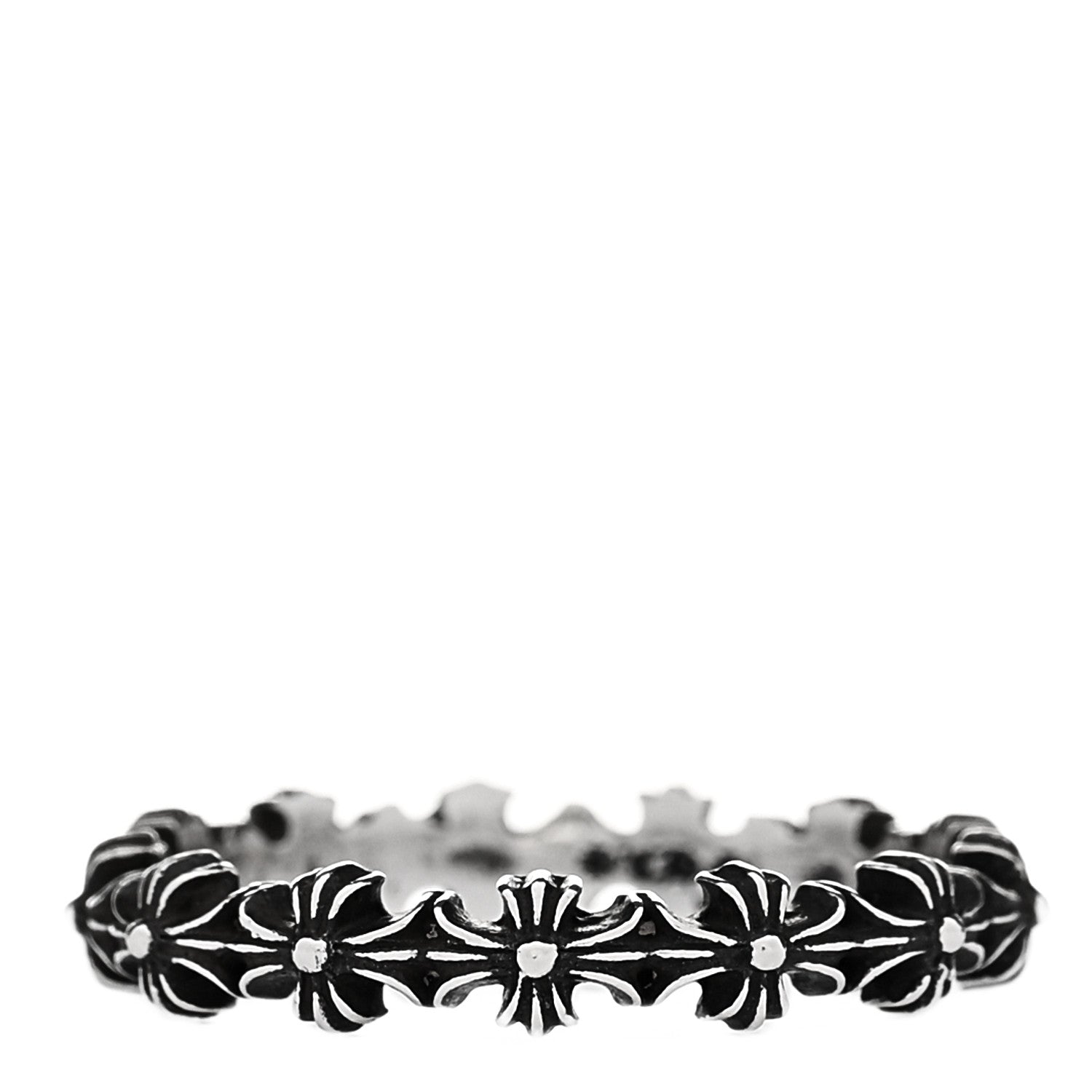 Chrome Hearts Sterling Silver Tiny Cross Ring 57 8 1762895