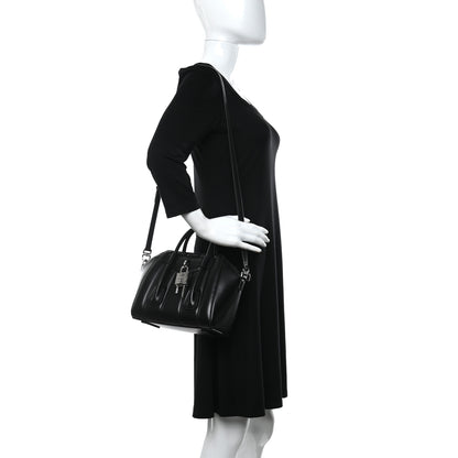 Givenchy Box Calfskin Padded Mini Lock Antigona Shoulder Bag Black 2 of 12
