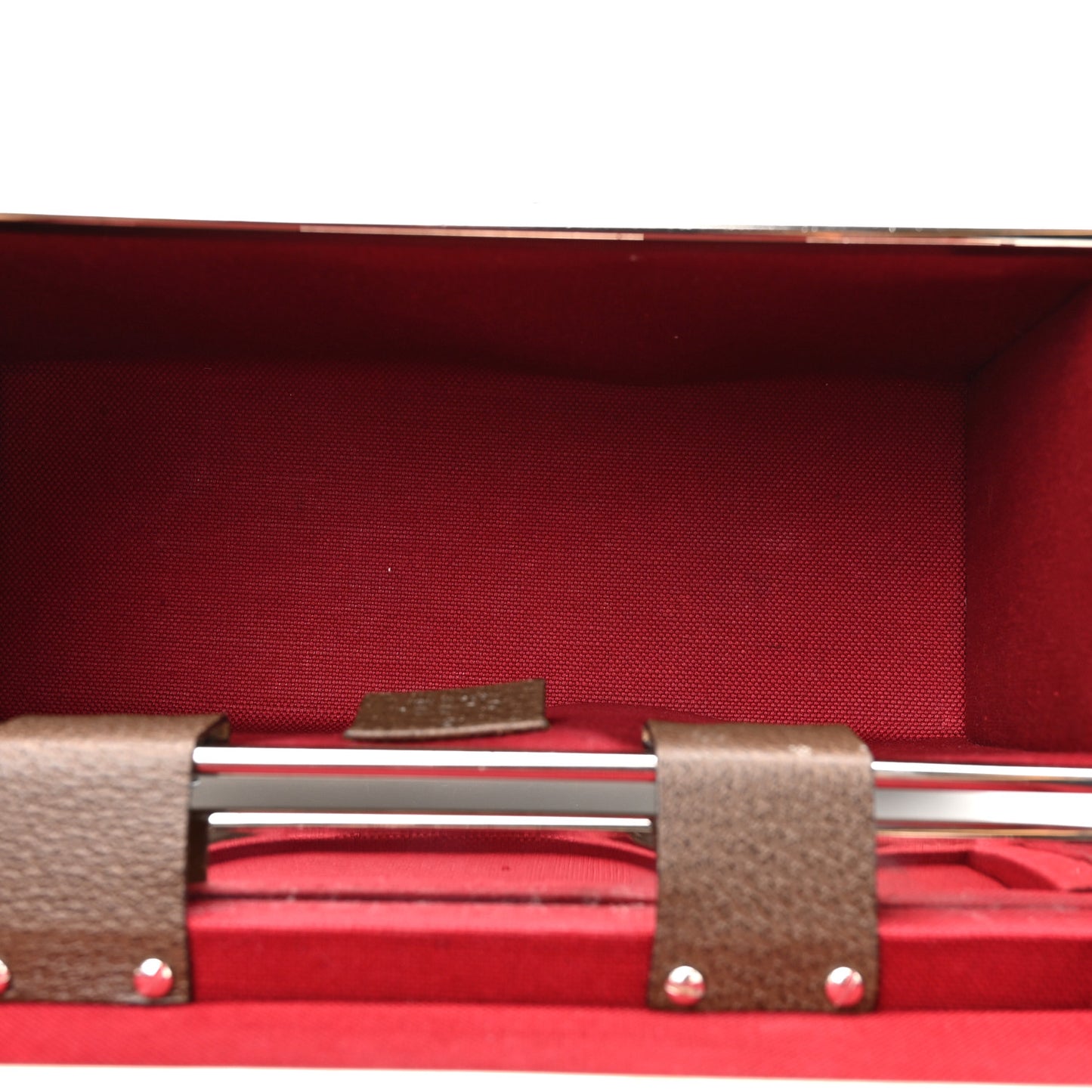 GG Supreme Monogram Globe-Trotter Beauty Case Brown