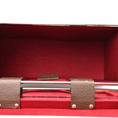 Gucci GG Supreme Monogram Globe-Trotter Beauty Case Brown 5 of 15