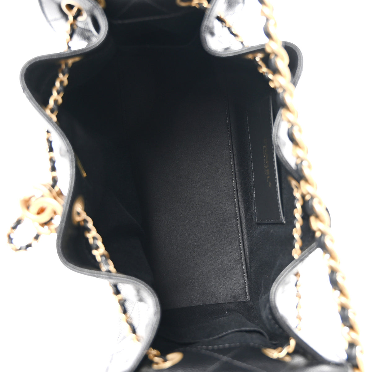 Caviar Quilted Small Chanel 25 Handbag Black