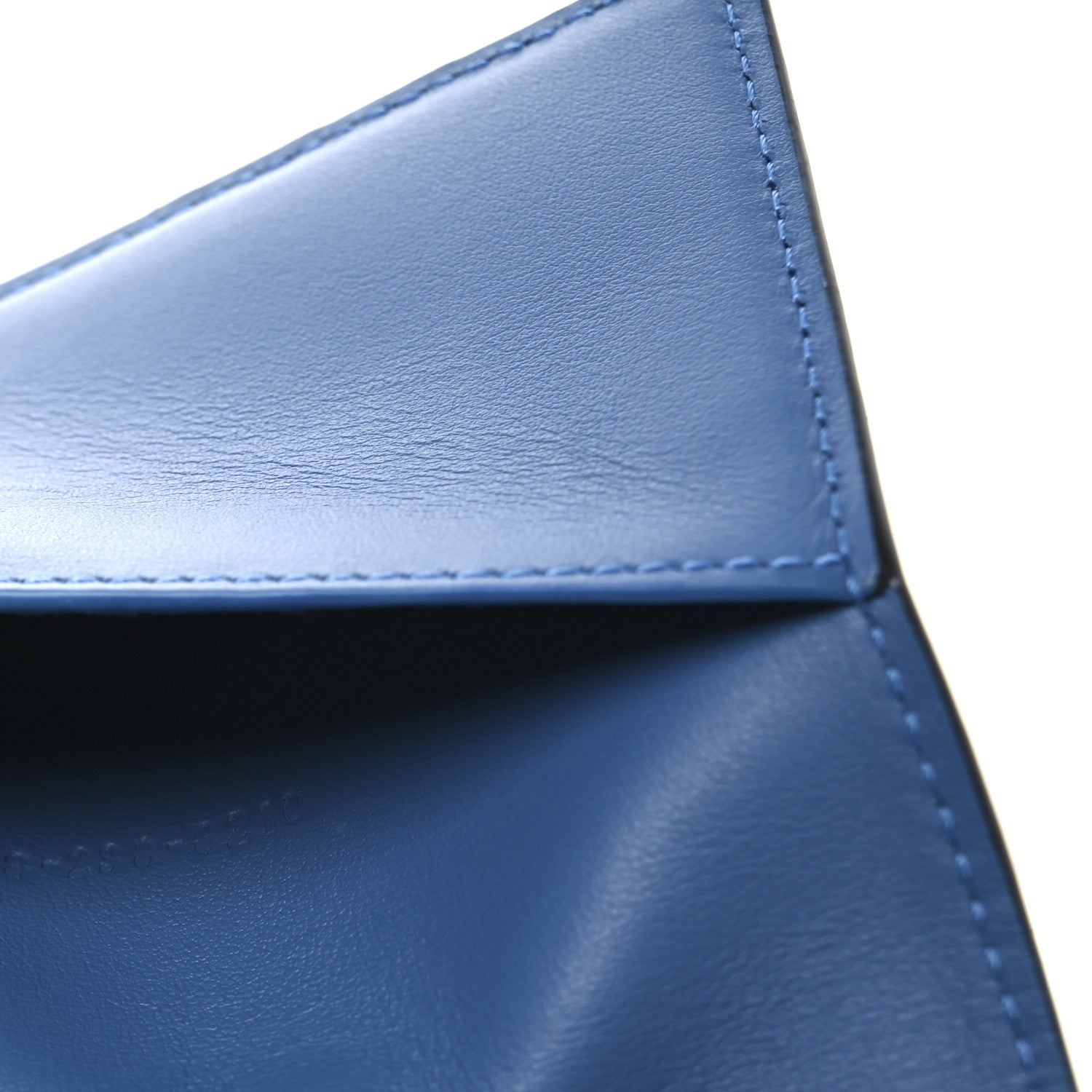 Fendi Cuoio Romano Logo Passport Cover Blue 8 of 8