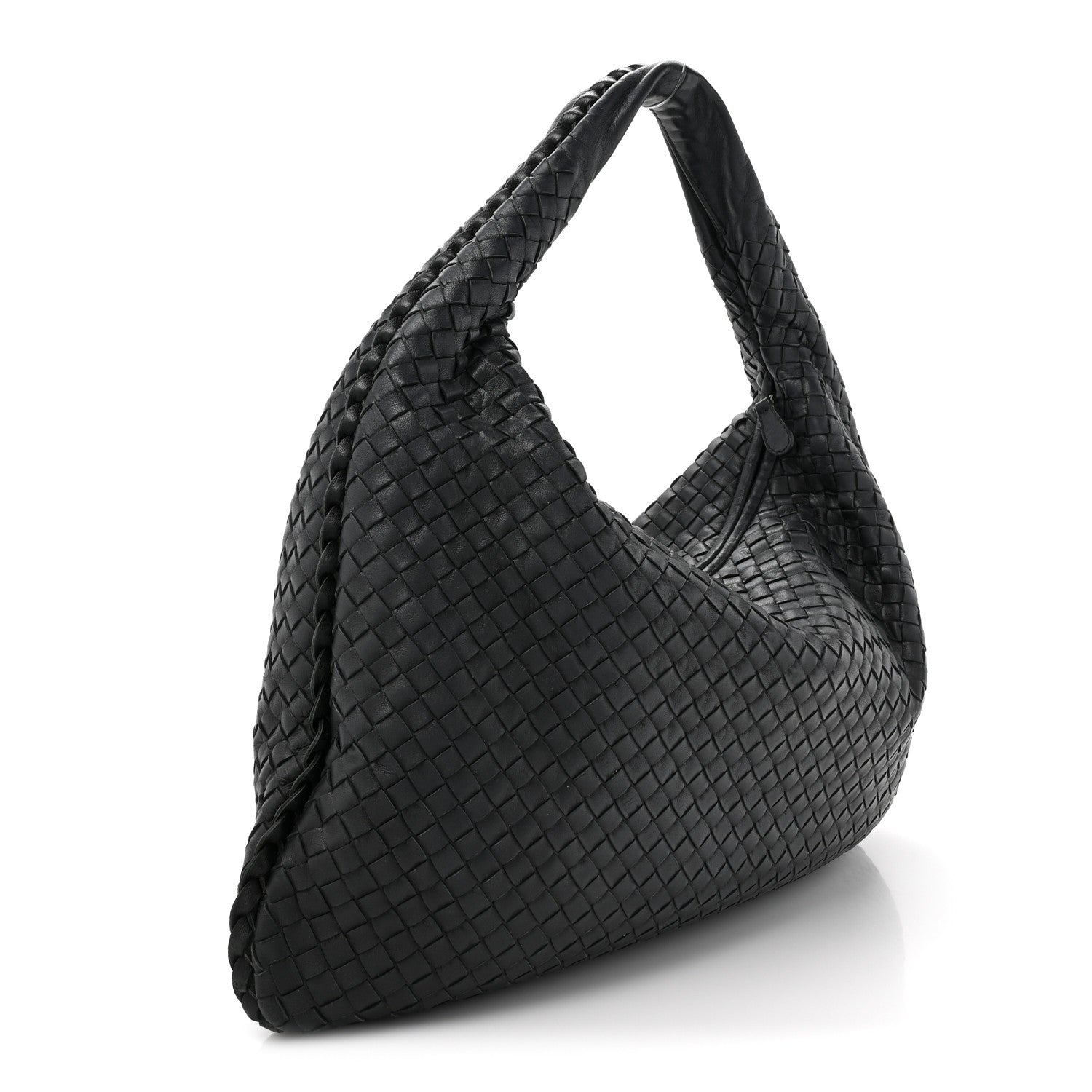 Bottega Veneta Nappa Intrecciato Large Veneta Hobo Black 3 of 14
