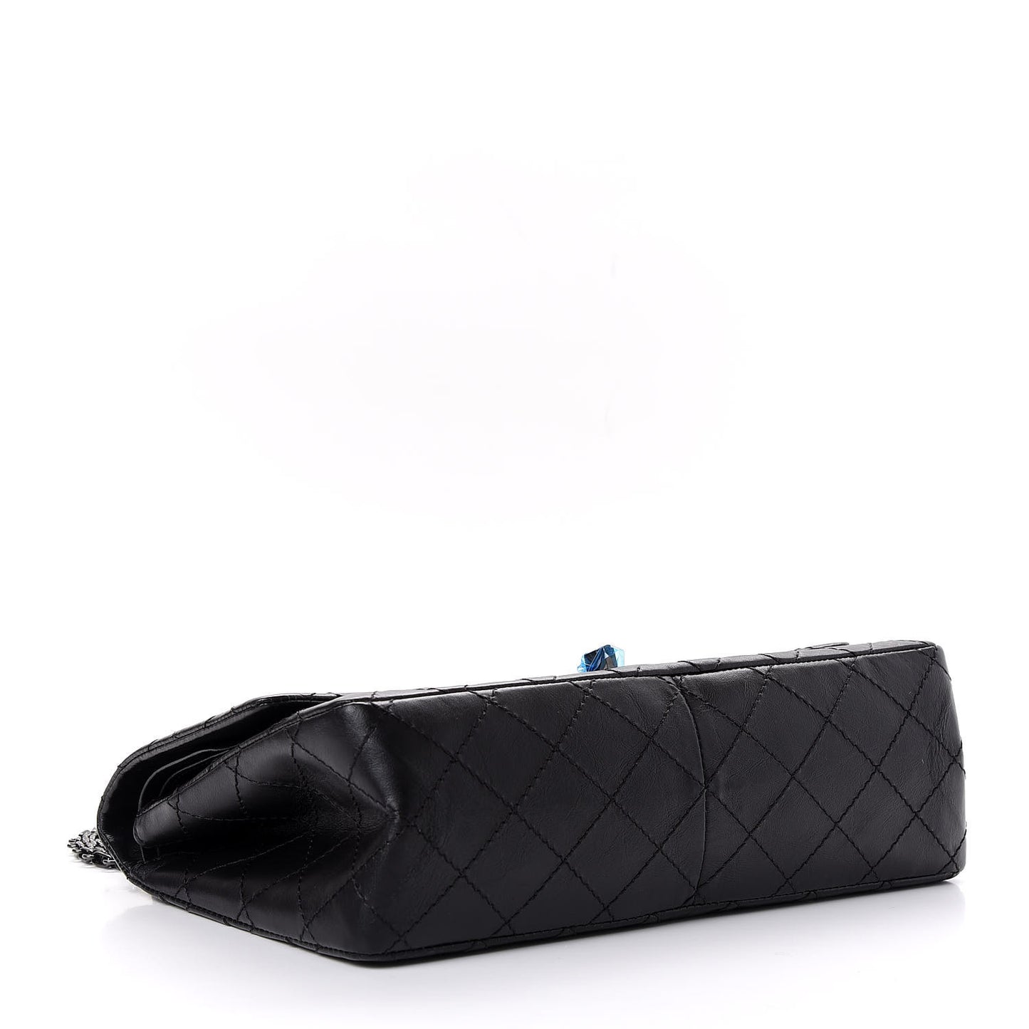 Aged Calfskin Quilted 2.55 Reissue 226 Flap So Black