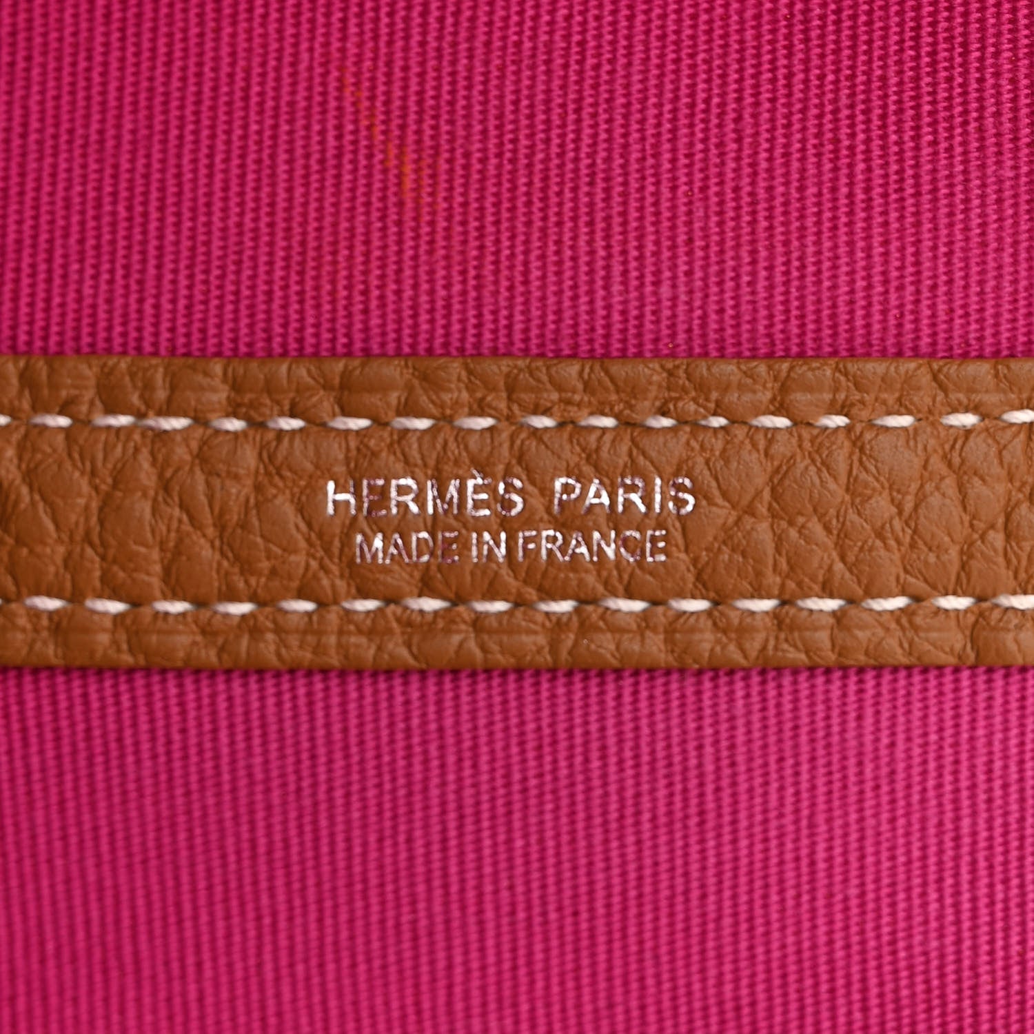 Hermes Toile Militaire Vache Country Verso Garden Party 36 PM Gold Dune Magnolia 6 of 10