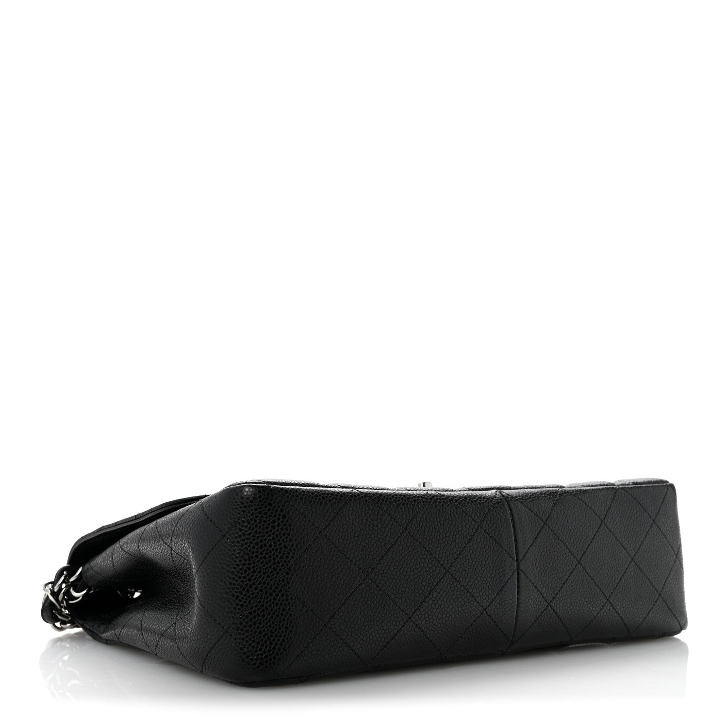 Chanel Caviar Quilted Jumbo Single Flap Black 4 of 14