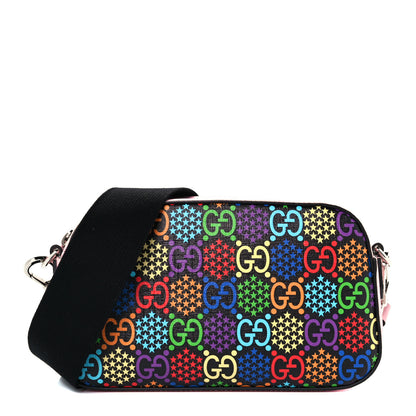 Gucci GG Supreme Monogram Psychedelic Camera Bag Pink 1 of 13