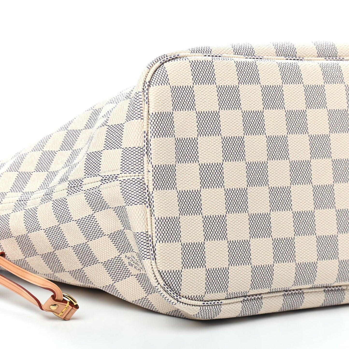 Damier Azur Neo Neverfull MM Rose Ballerine
