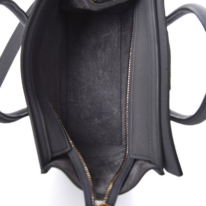 Celine Baby Drummed Calfskin Nano Luggage Kohl 5 of 10