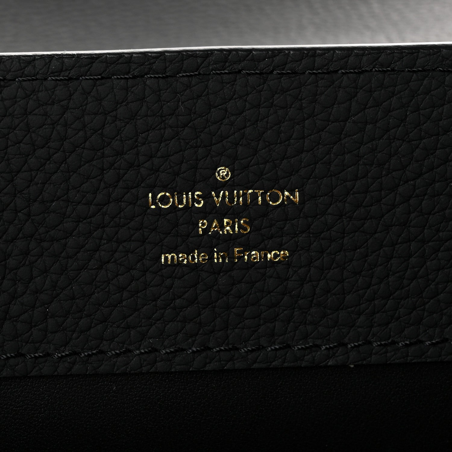 Louis Vuitton Taurillon Capucines East West MM Matte Black 6 of 9