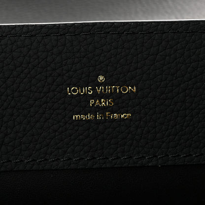 Louis Vuitton Taurillon Capucines East West MM Matte Black 6 of 9