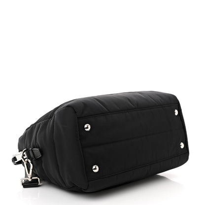 Prada Tessuto Nylon Bomber Tote Black 4 of 12