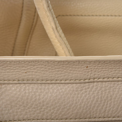 Celine Pebbled Calfskin Mini Luggage Cream 9 of 12