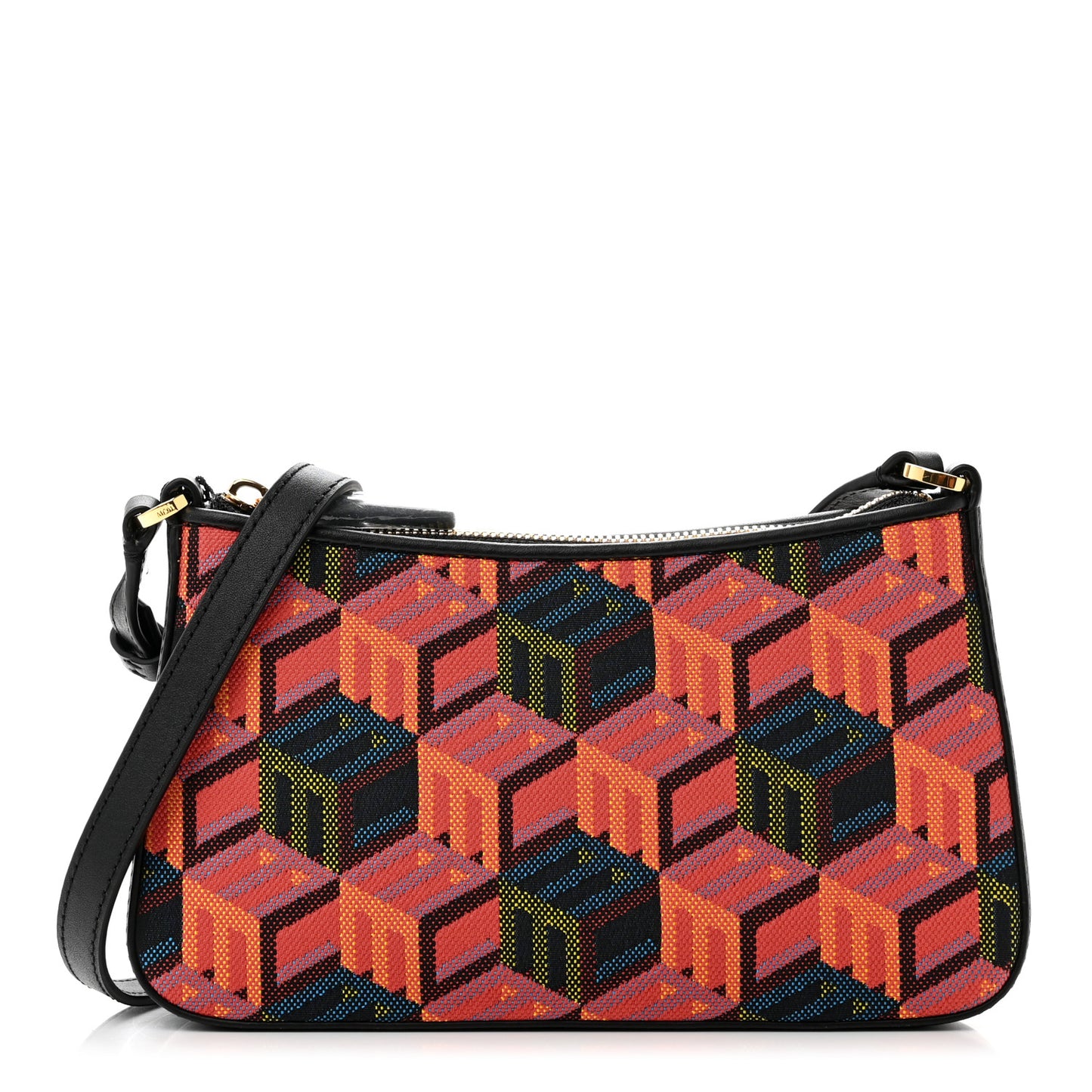 Jacquard Cubic Monogram Rockstar Shoulder Bag Multicolor