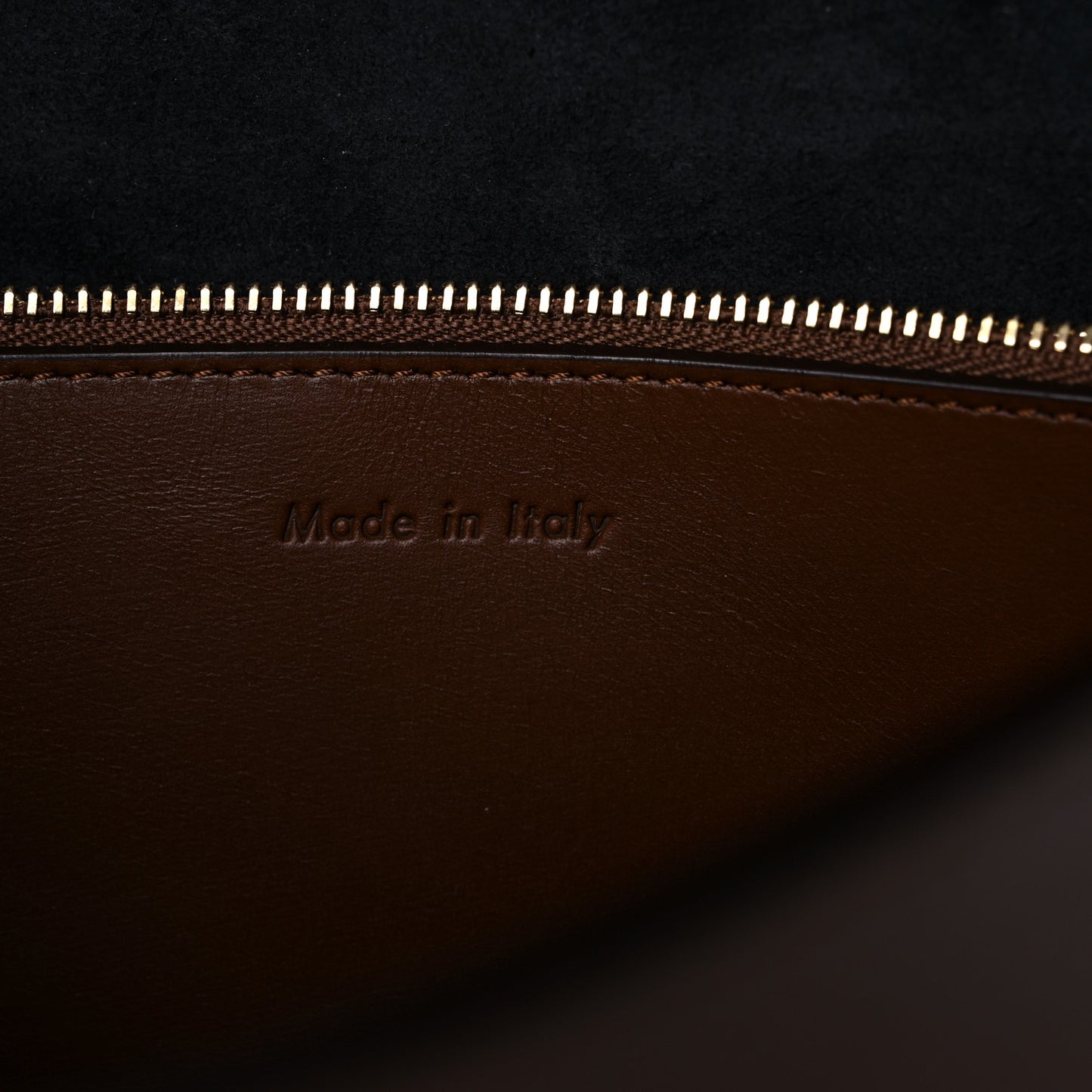 Smooth Calfskin Blade Flap Brown