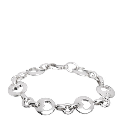 Tiffany Sterling Silver Heart Stencil Bracelet 1 of 4